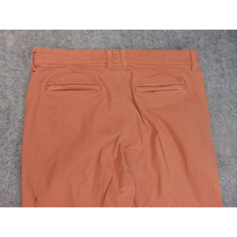 Lucky Brand 410 Athletic Chino Mens 34x30 Orange Casual Preppy Coastal - Picture 10 of 11